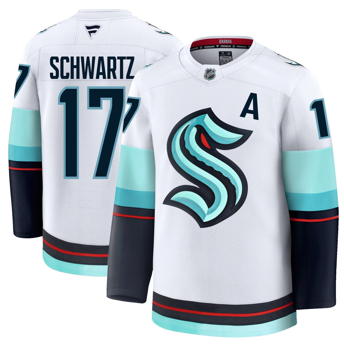 Jaden Schwartz Seattle Kraken Fanatics Premium Away Jersey