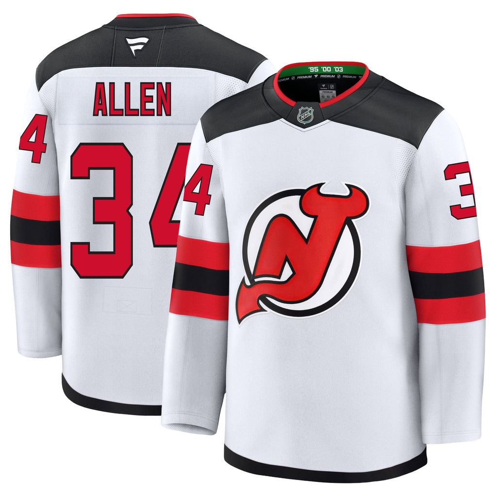 Jake Allen New Jersey Devils Fanatics Premium Away Jersey