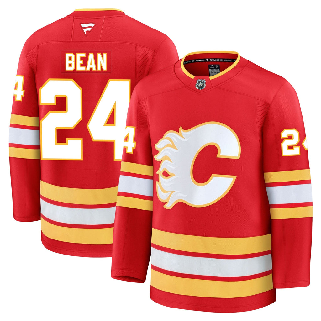 Jake Bean Calgary Flames Fanatics Premium Home Jersey