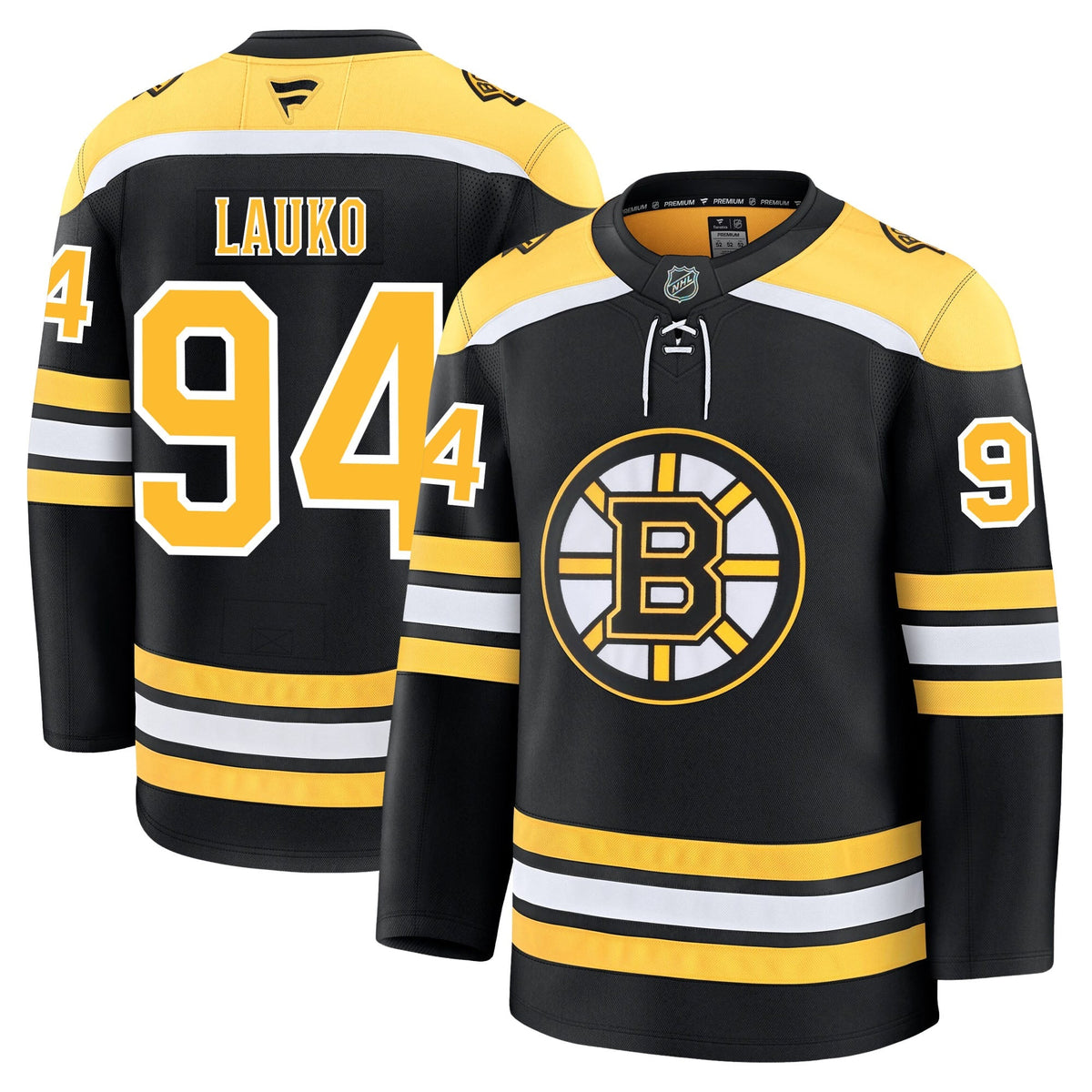 Jakub Lauko Boston Bruins Fanatics Premium Home Jersey