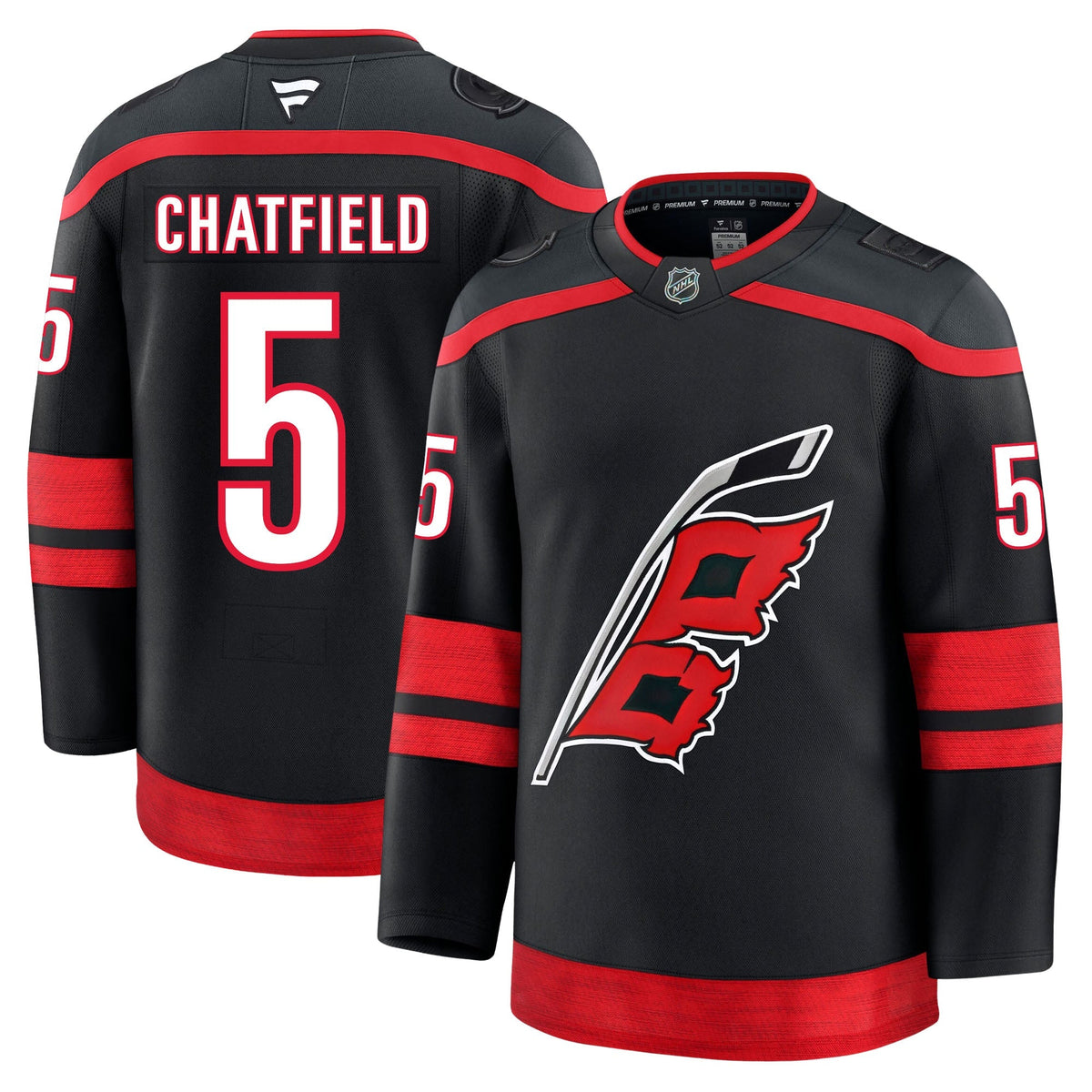 Jalen Chatfield Carolina Hurricanes Fanatics Premium Home Jersey