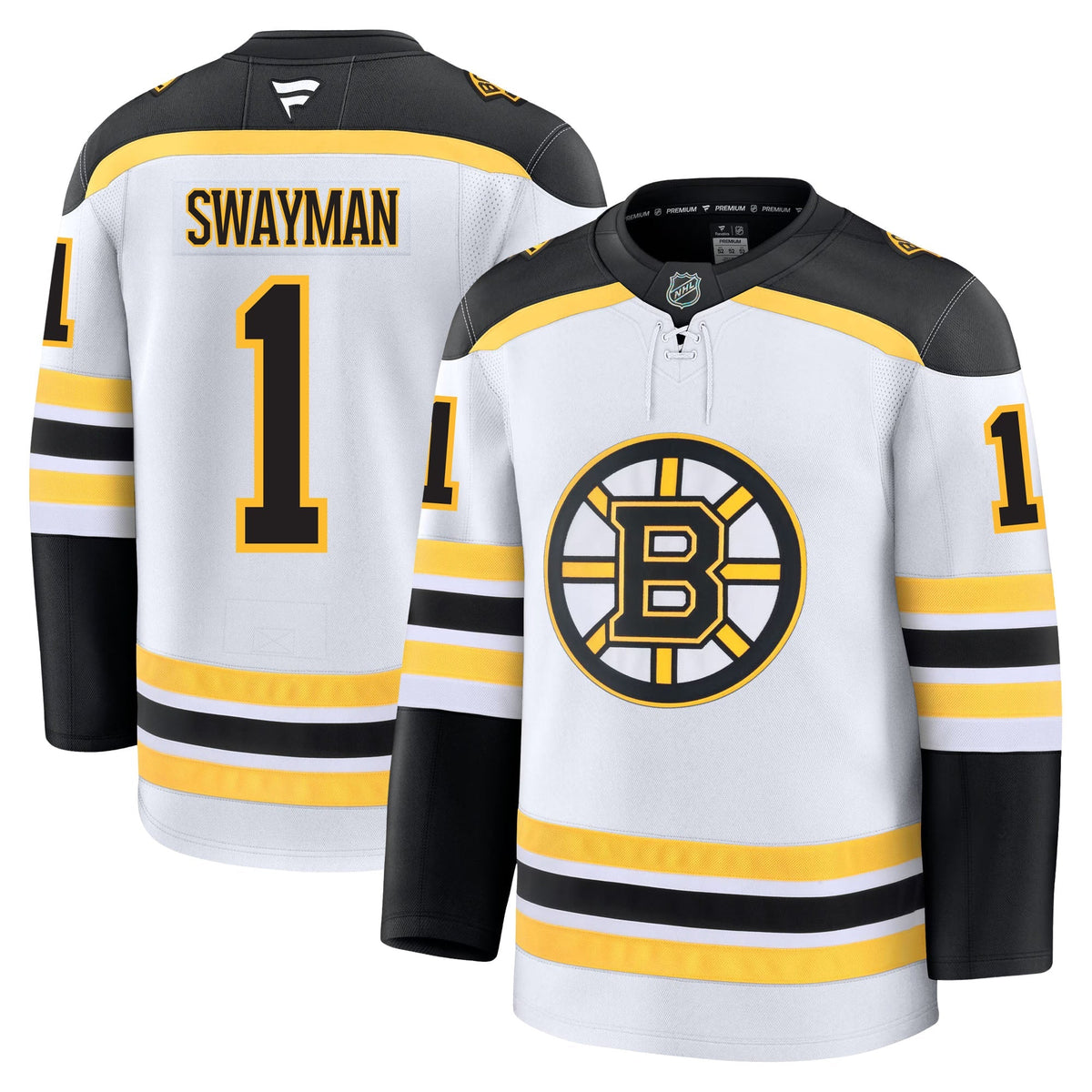 Jeremy Swayman Boston Bruins Fanatics Premium Away Jersey