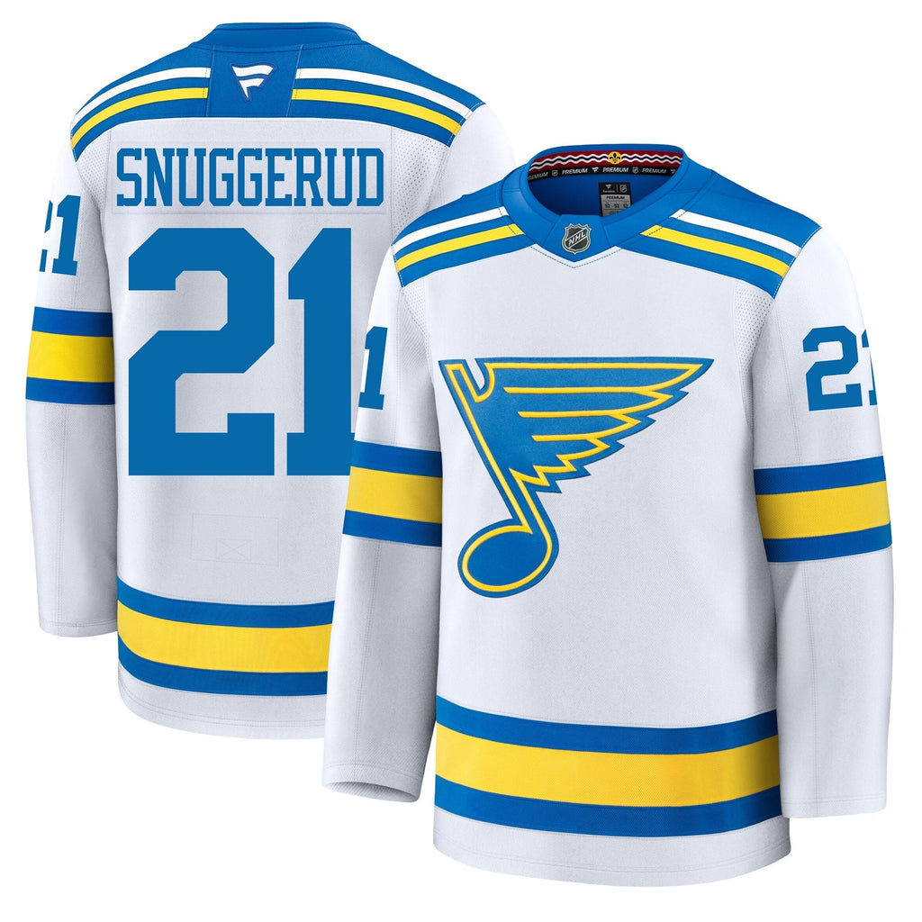 Jimmy Snuggerud St Louis Blues Fanatics Away Premium Jersey