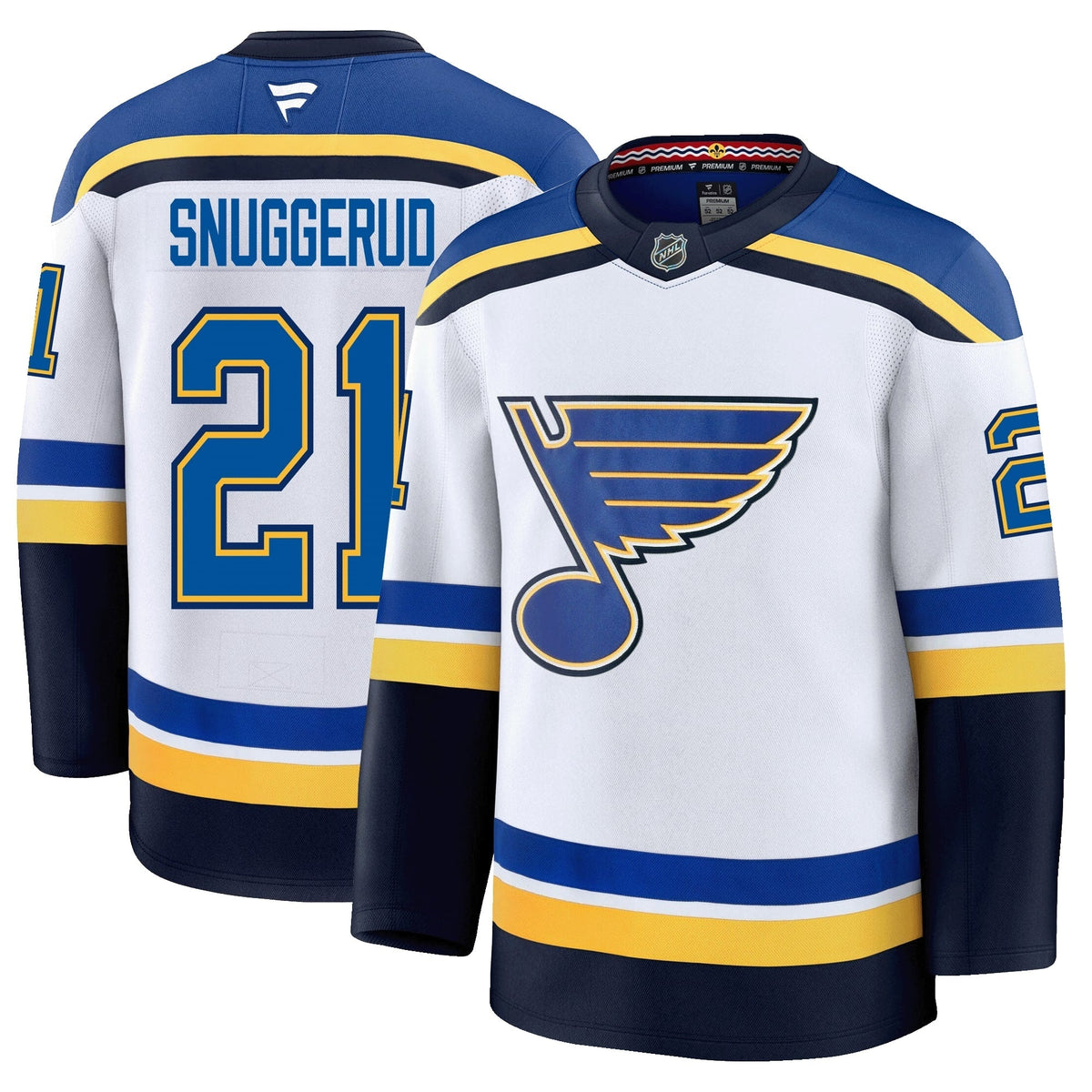 Jimmy Snuggerud St. Louis Blues Fanatics Premium Away Jersey