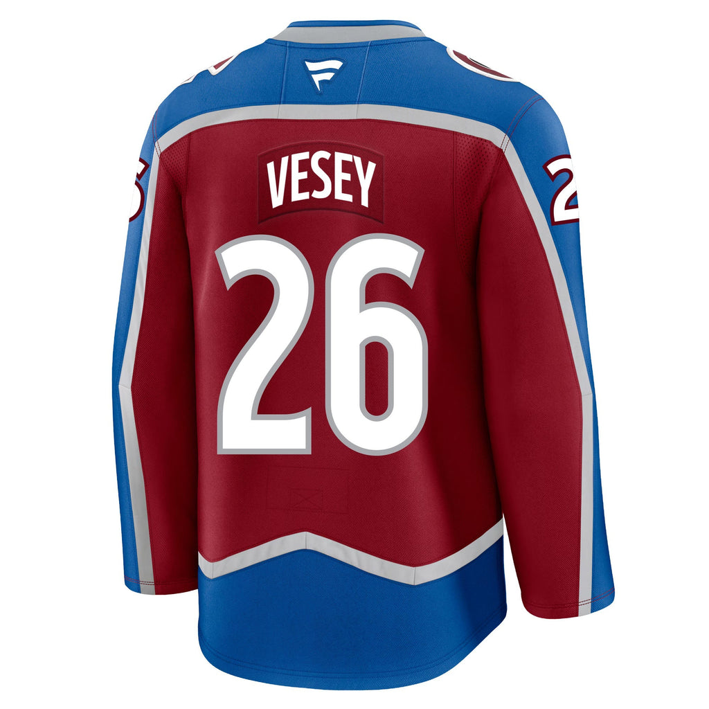 Jimmy Vesey Colorado Avalanche Fanatics Premium Home Jersey