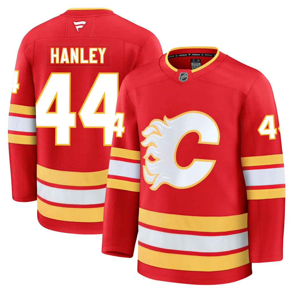Joel Hanley Calgary Flames Fanatics Premium Home Jersey