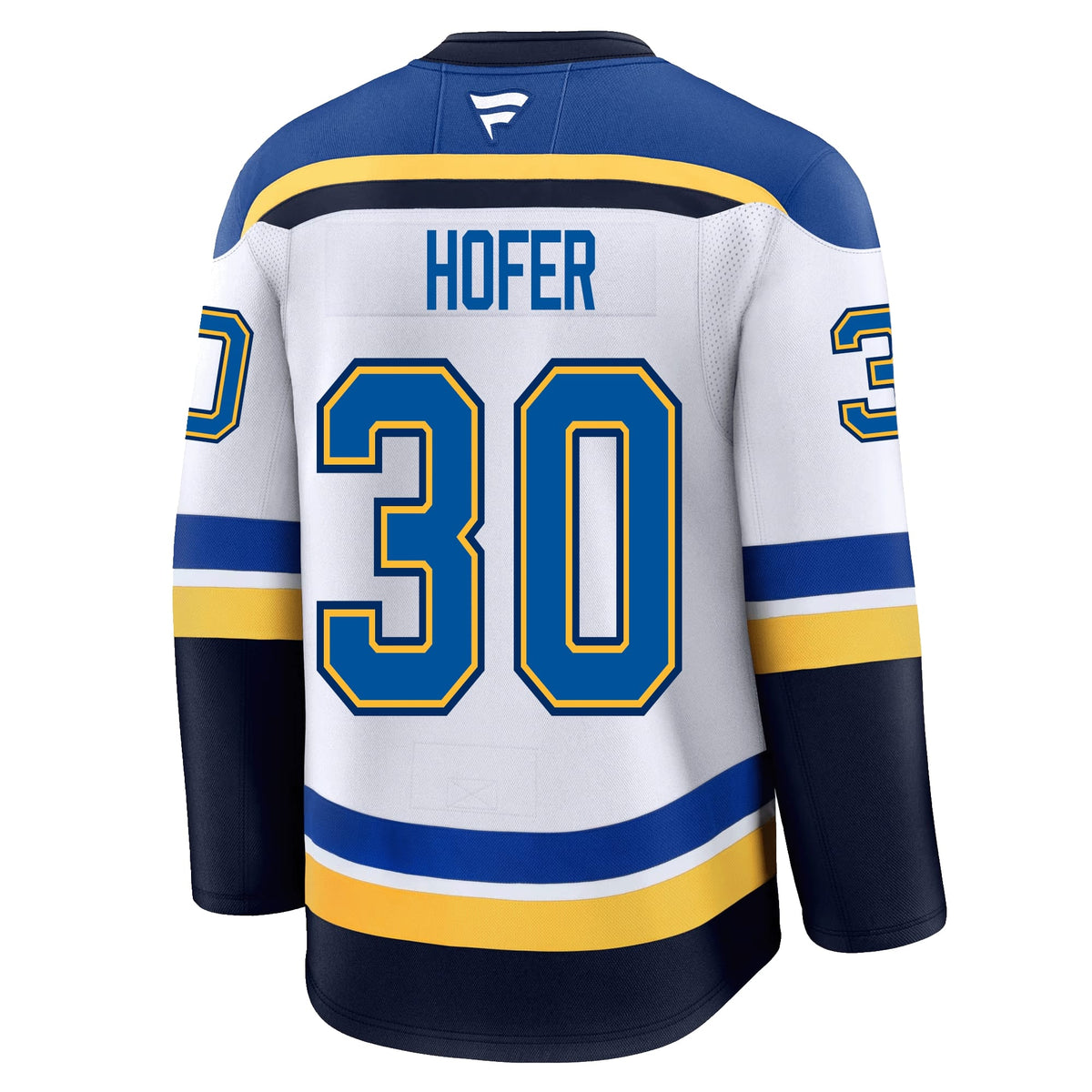Joel Hofer St. Louis Blues Fanatics Premium Away Jersey