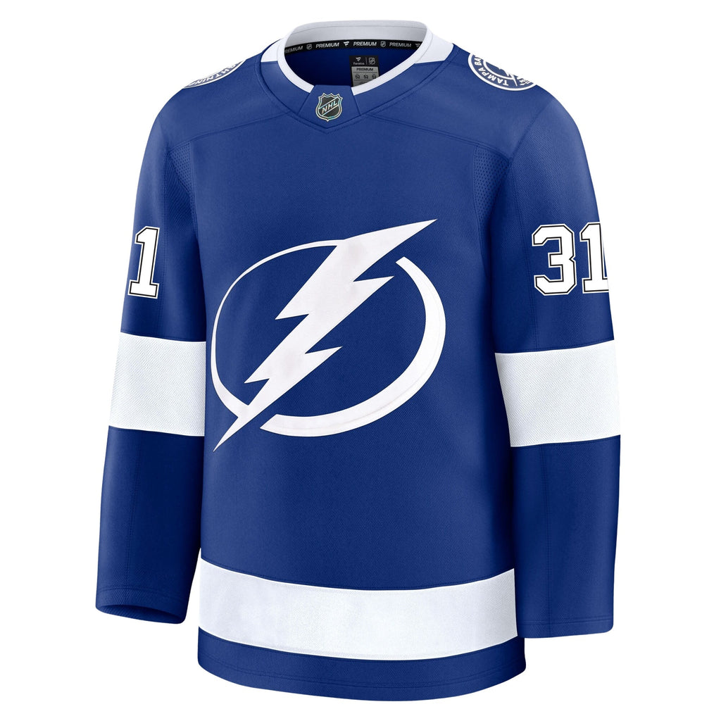 Jonas Johansson Tampa Bay Lightning Fanatics Premium Home Jersey