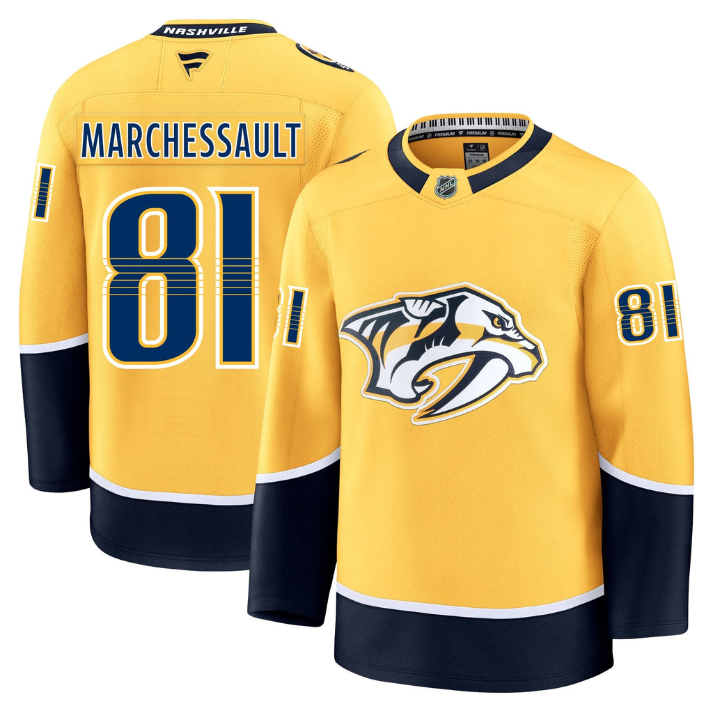 Jonathan Marchessault Nashville Predators Fanatics Premium Home Jersey