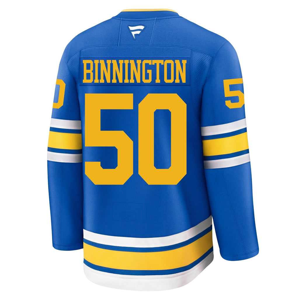 Jordan Binnington St Louis Blues Fanatics Home Premium Jersey