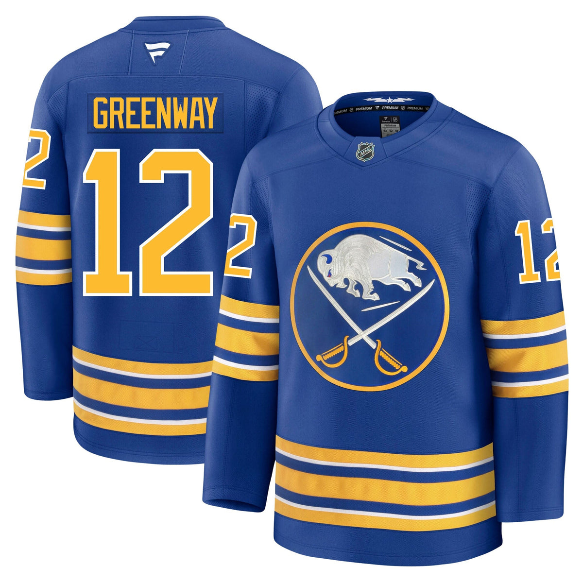 Jordan Greenway Buffalo Sabres Fanatics Premium Home Jersey