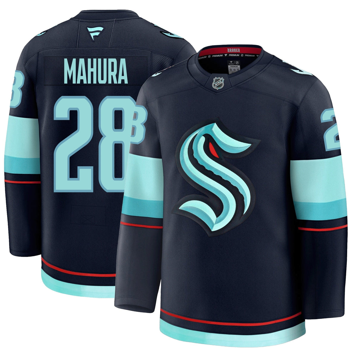 Joshua Mahura Seattle Kraken Fanatics Premium Home Jersey