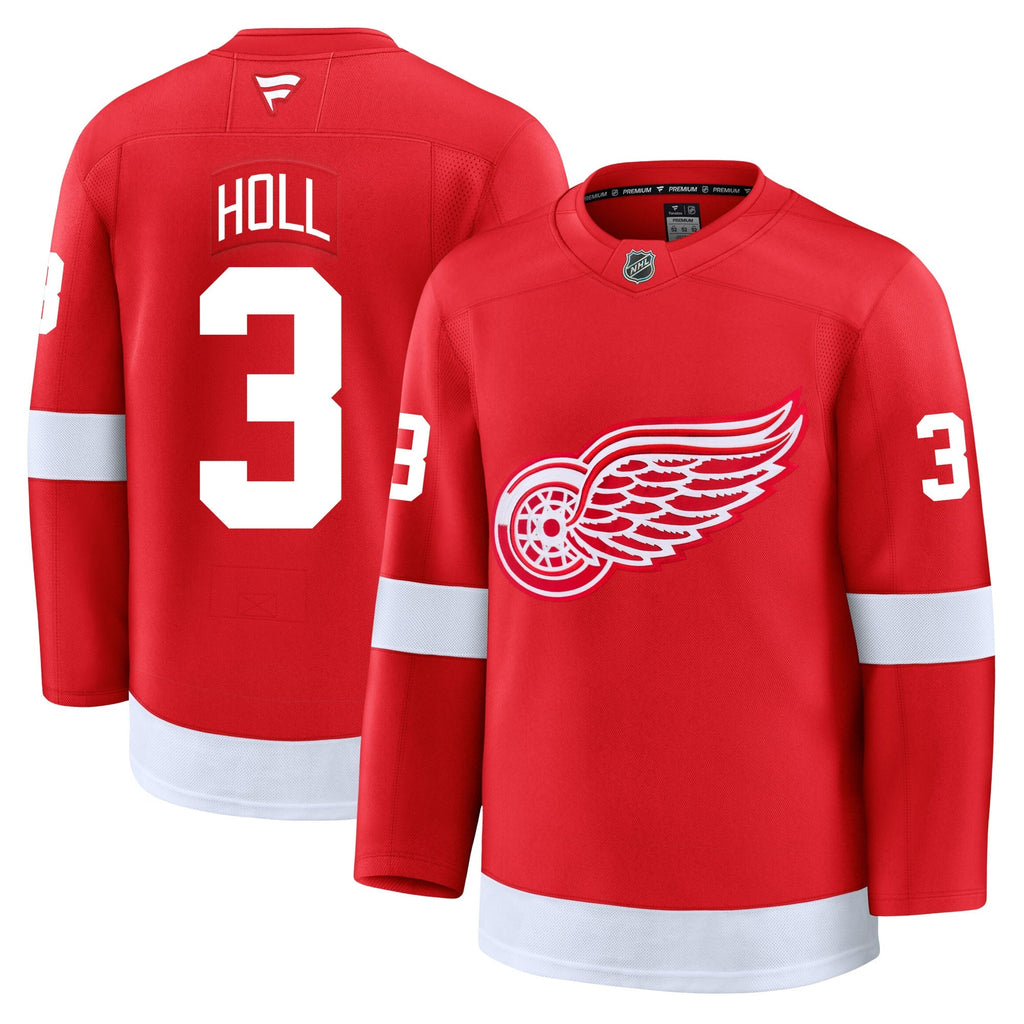 Justin Holl Detroit Red Wings Fanatics Premium Home Jersey