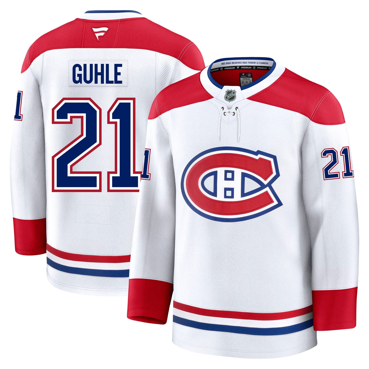 Kaiden Guhle Montreal Canadiens Fanatics Premium Away Jersey