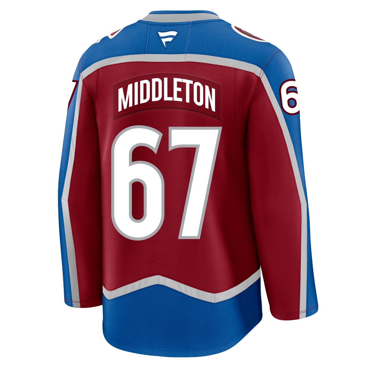 Keaton Middleton Colorado Avalanche Fanatics Premium Home Jersey