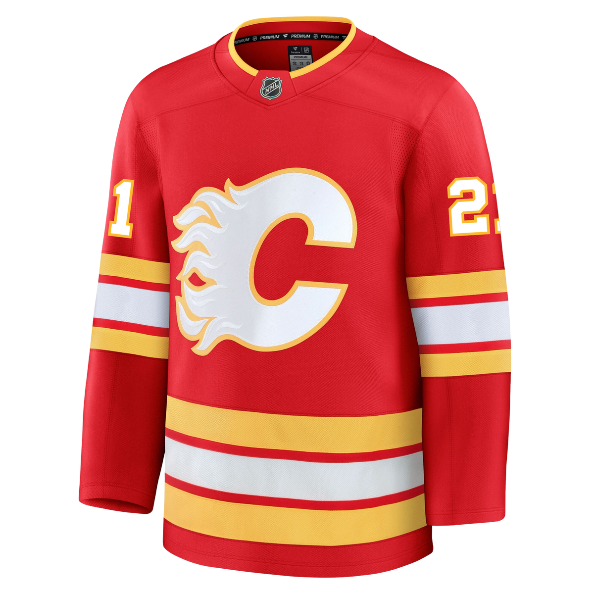 Kevin Rooney Calgary Flames Fanatics Premium Home Jersey