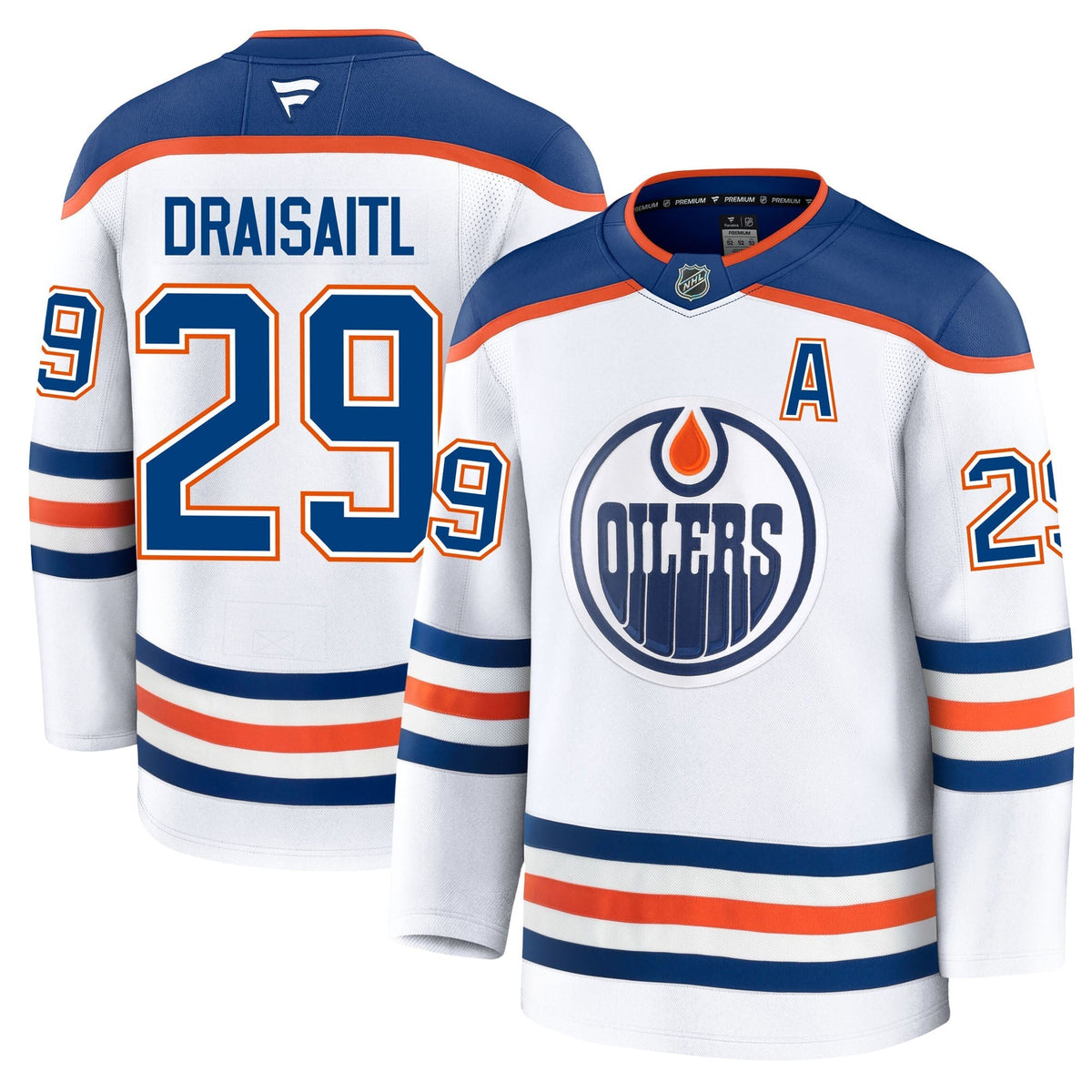 Leon Draisaitl Edmonton Oilers Fanatics Premium Away Jersey
