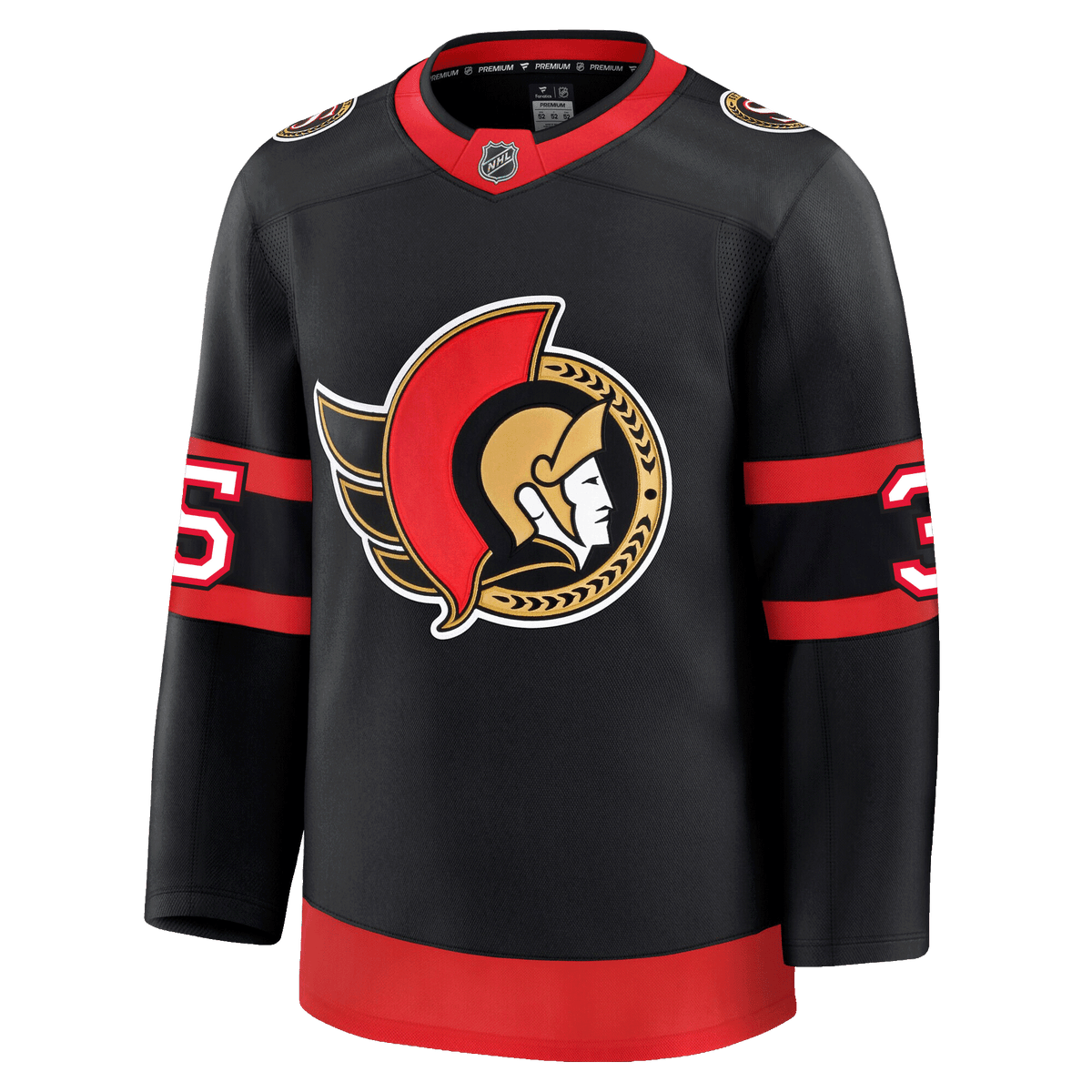 Linus Ullmark Ottawa Senators Fanatics Premium Home Jersey