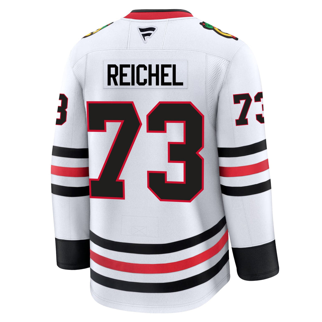 Lukas Reichel Chicago Blackhawks Fanatics Premium Away Jersey