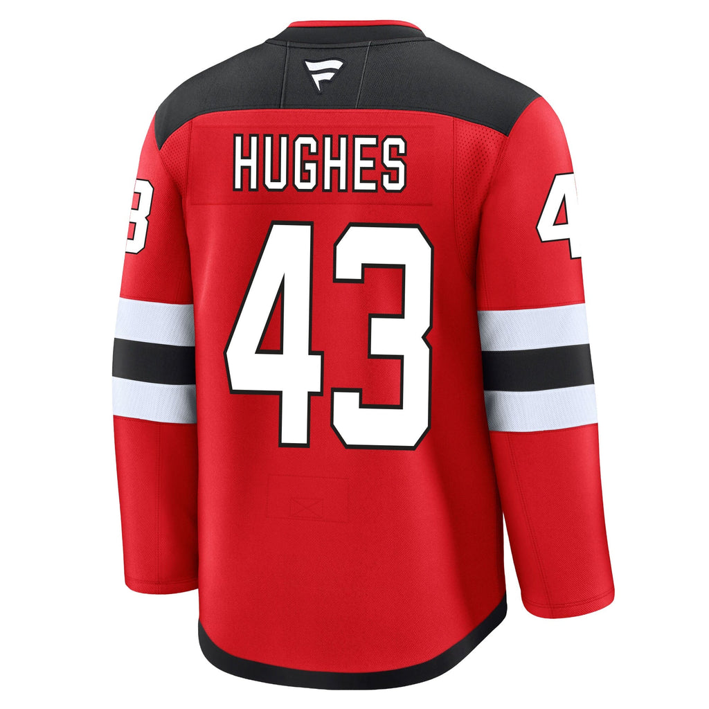 Luke Hughes New Jersey Devils Fanatics Premium Home Jersey