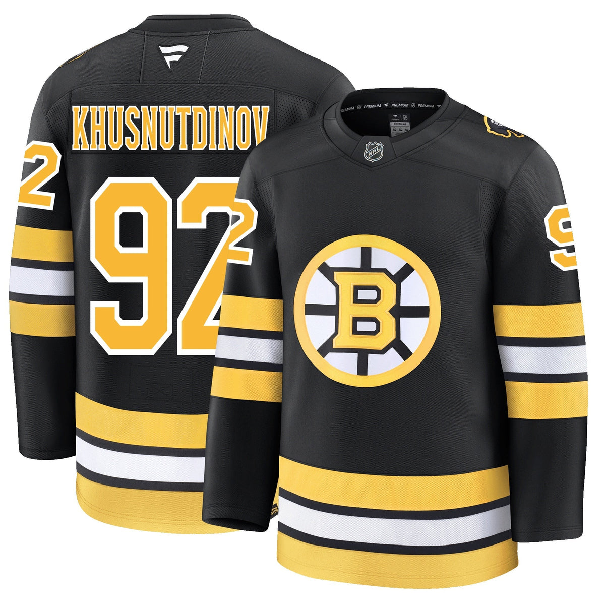 Marat Khusnutdinov Boston Bruins Fanatics Home Premium Jersey