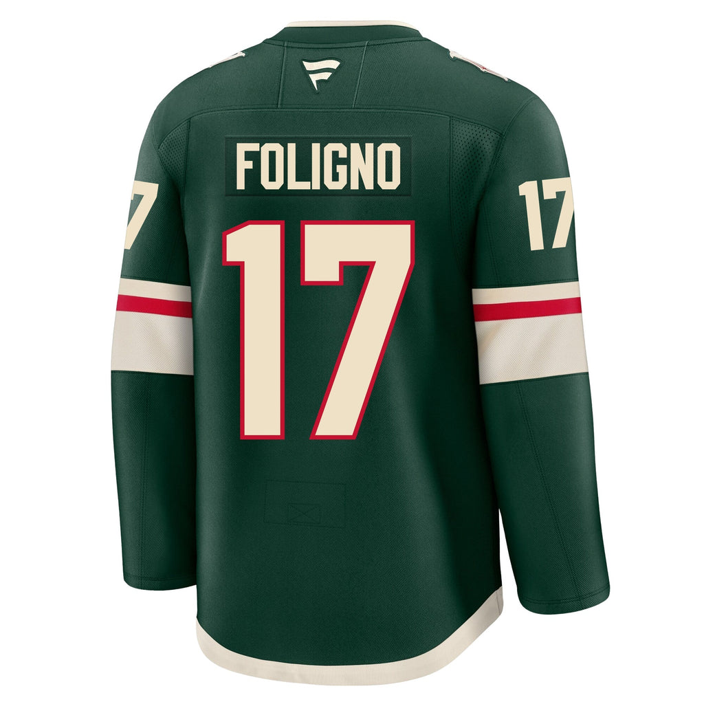Marcus Foligno Minnesota Wild Fanatics Premium Home Jersey
