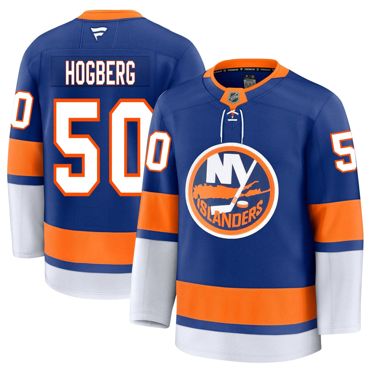 Marcus Hogberg New York Islanders Fanatics Premium Home Jersey