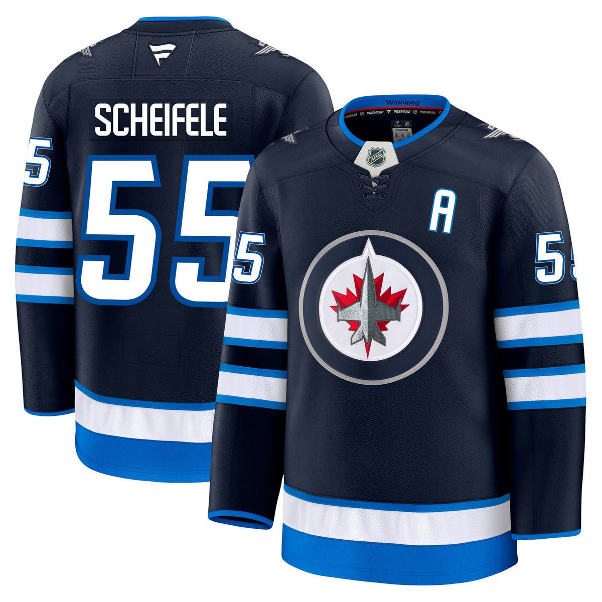 Mark Scheifele Winnipeg Jets Fanatics Premium Home Jersey