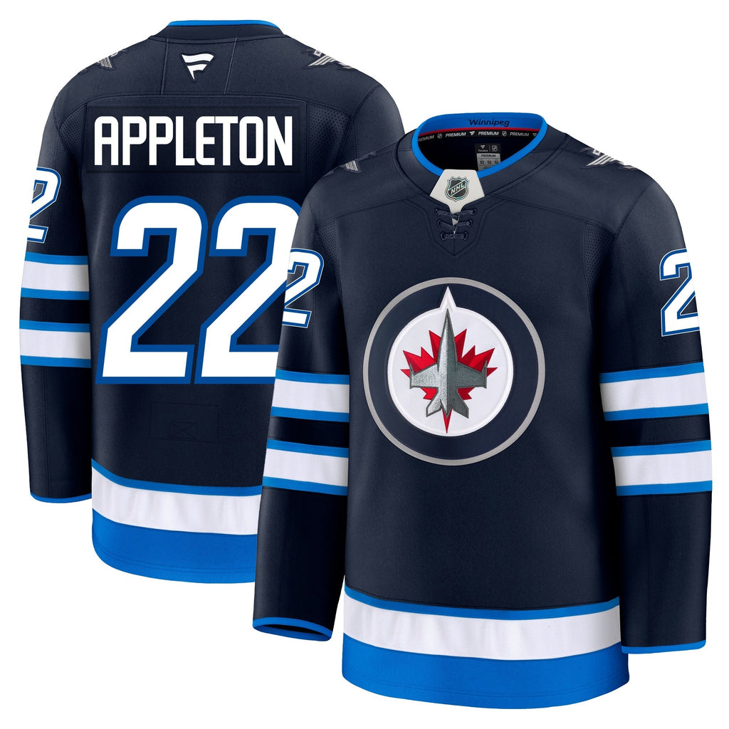 Mason Appleton Winnipeg Jets Fanatics Premium Home Jersey