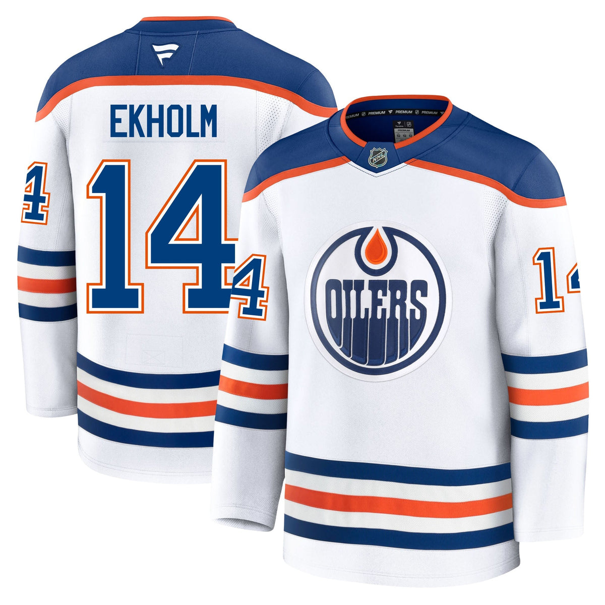 Mattias Ekholm Edmonton Oilers Fanatics Premium Away Jersey