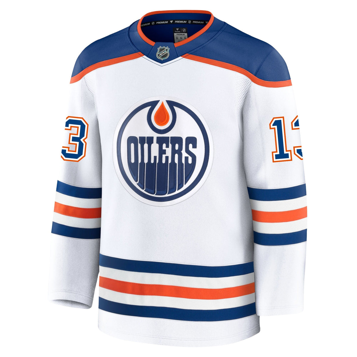 Mattias Janmark Edmonton Oilers Fanatics Premium Away Jersey