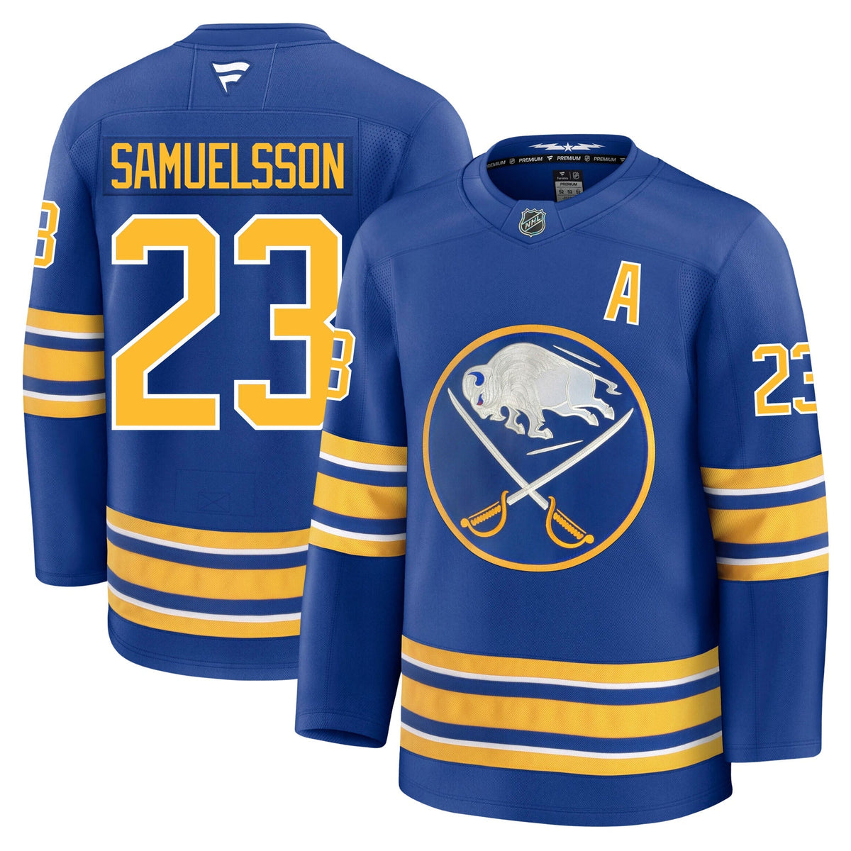 Mattias Samuelsson Buffalo Sabres Fanatics Premium Home Jersey