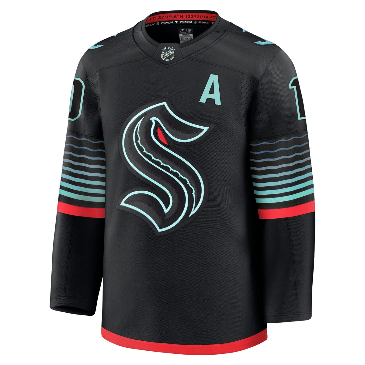 Matty Beniers Seattle Kraken Fanatics Alternate Premium Jersey