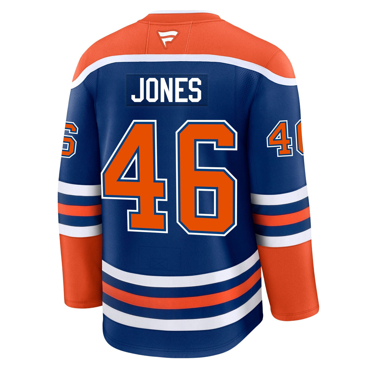 Max Jones Edmonton Oilers Fanatics Premium Home Jersey