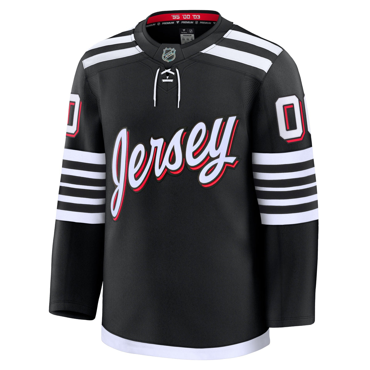 Customizable New Jersey Devils 2024 Fanatics Premium Official NHL THIRD ALTERNATE Jersey