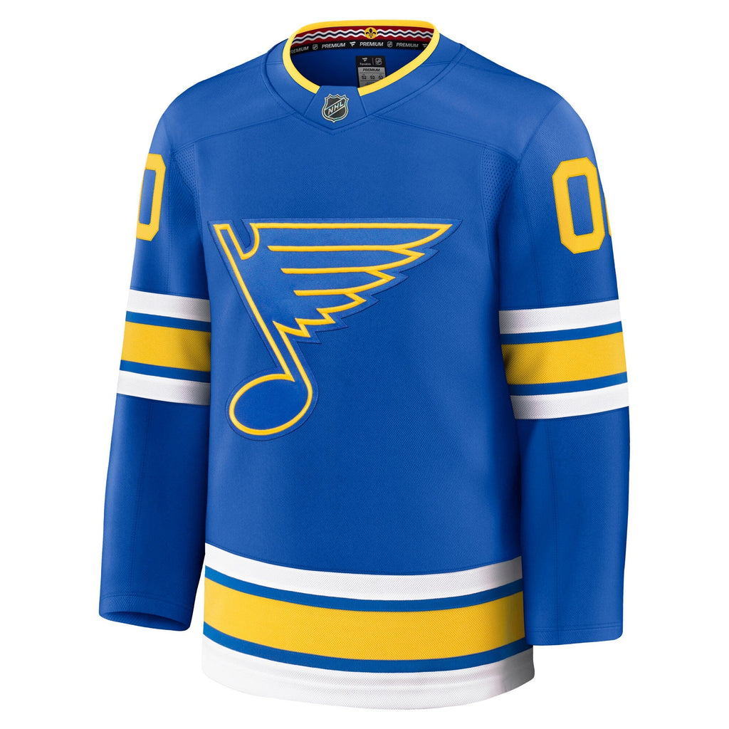 Customizable St. Louis Blues 2025 Fanatics Premium Official NHL Home Jersey