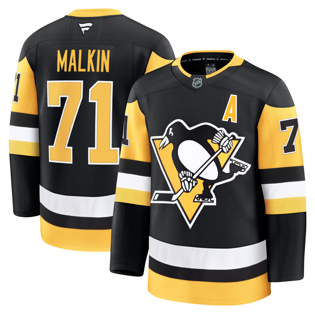 Evgeni Malkin Pittsburgh Penguins Fanatics Premium Home Jersey