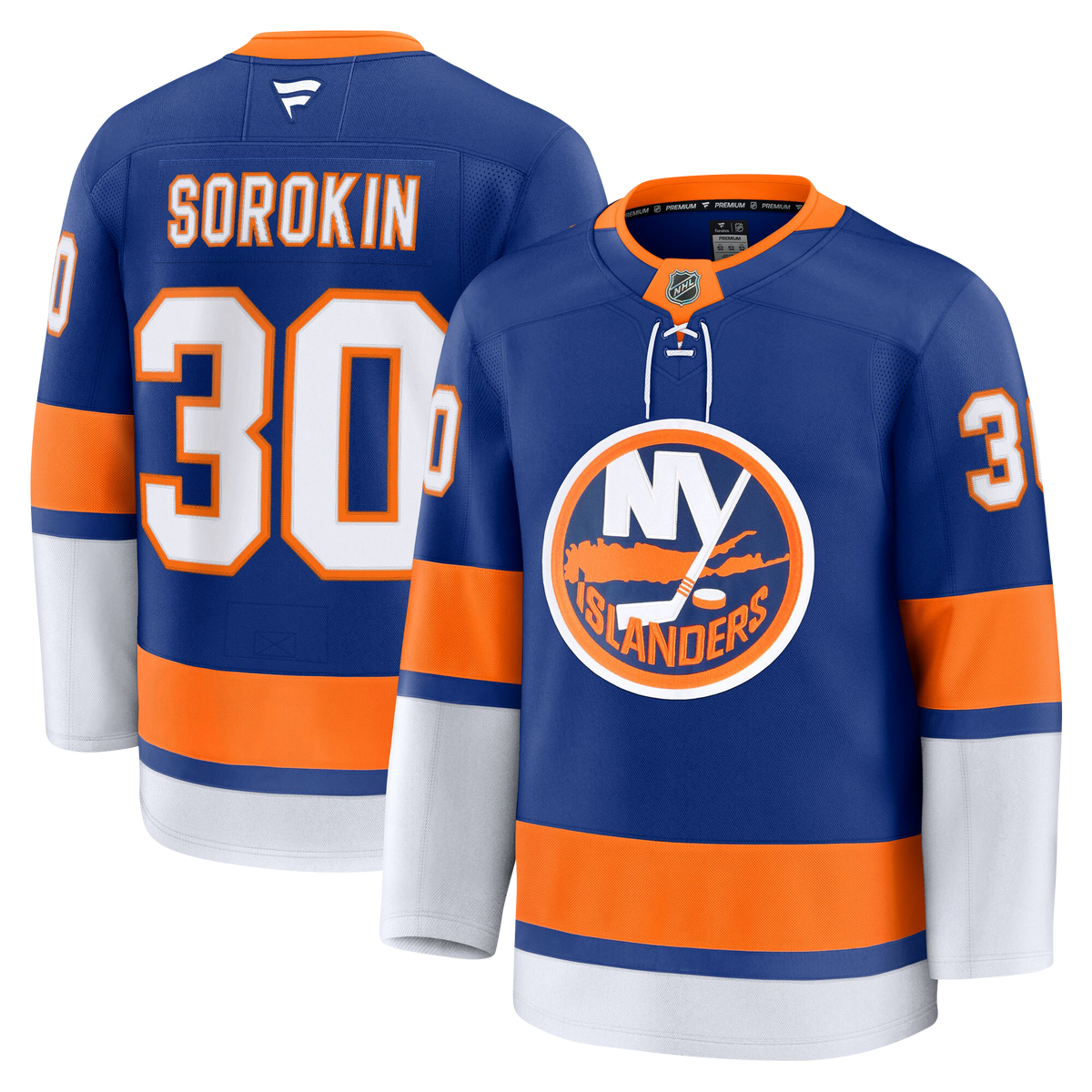 Ilya Sorokin New York Islander Fanatics Premium Home Jersey