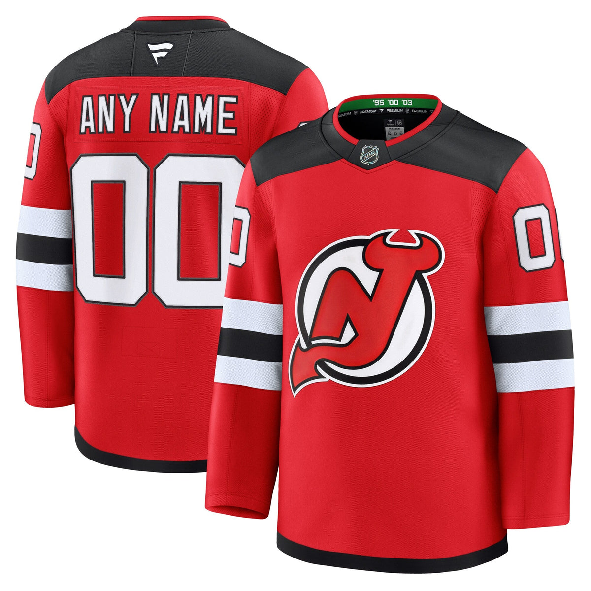 Customizable New Jersey Devils 2024 Fanatics Premium Official NHL HOME Jersey