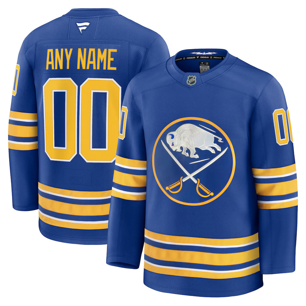 Custom Buffalo Sabres Home Premium Jersey - Royal