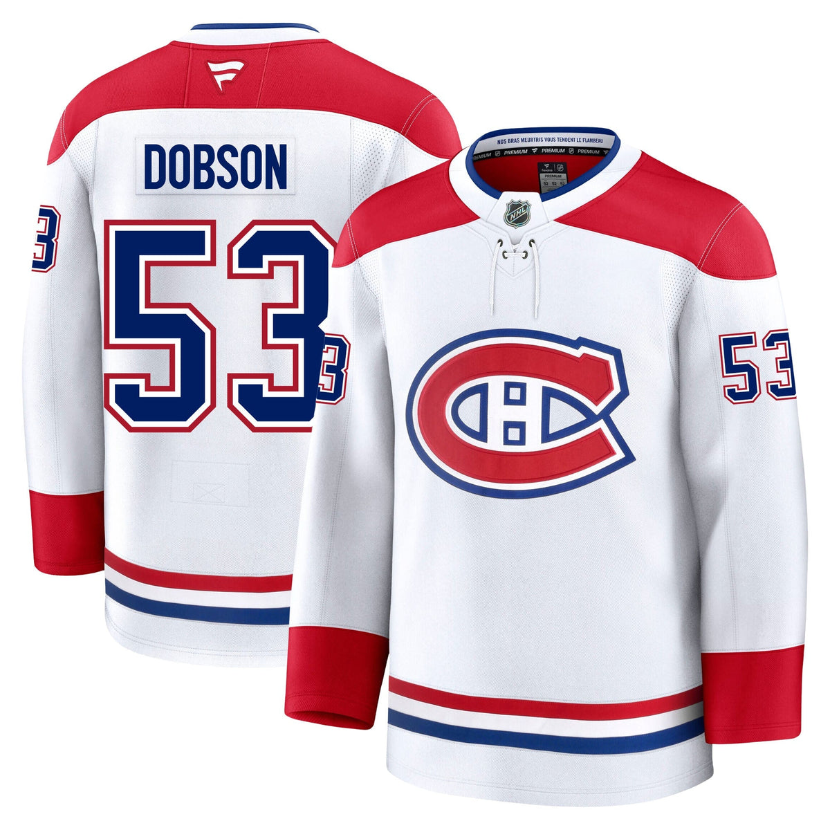 Noah Dobson Montreal Canadiens Fanatics Premium Away Jersey