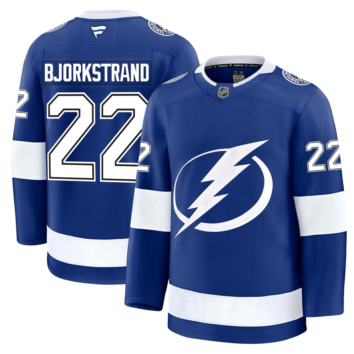 Oliver Bjorkstrand Tampa Bay Lightning Fanatics Premium Home Jersey