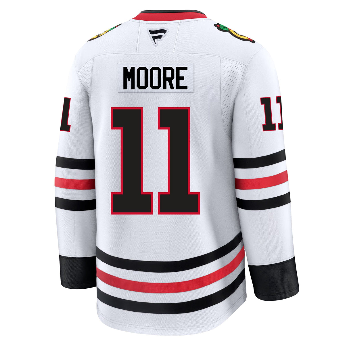 Oliver Moore Chicago Blackhawks Fanatics Premium Away Jersey