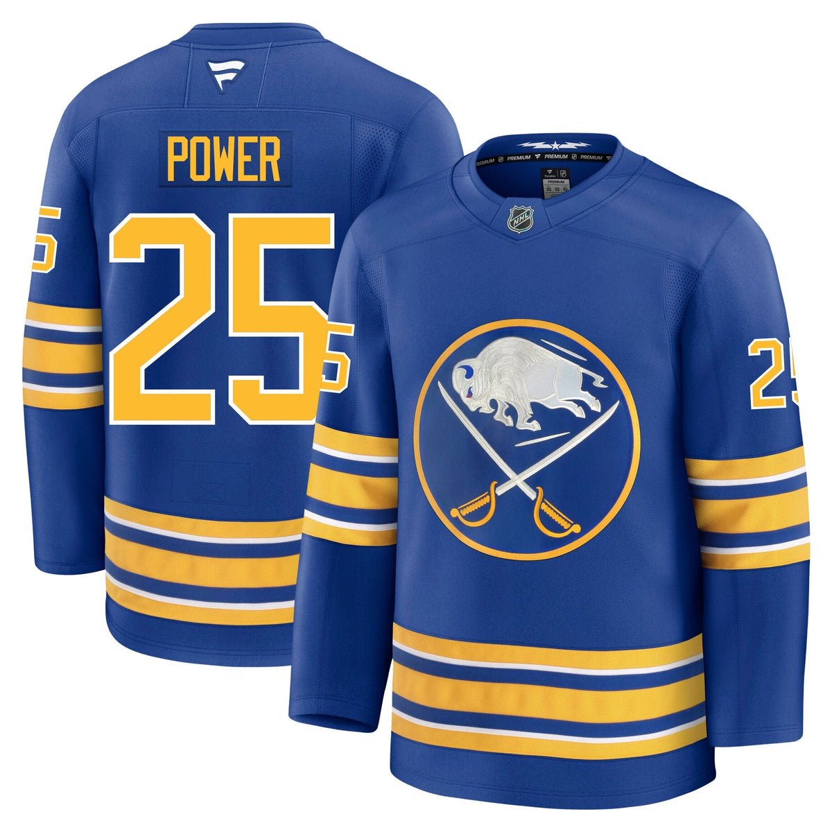 Owen Power Buffalo Sabres Fanatics Premium Home Jersey