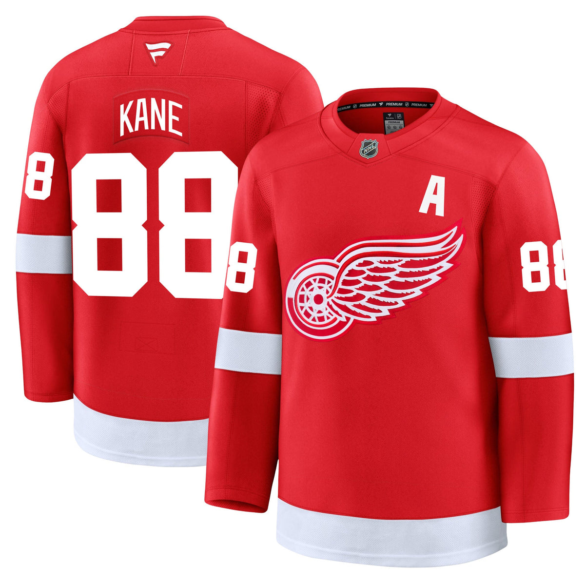 Patrick Kane Detroit Red Wings Fanatics Premium Home Jersey