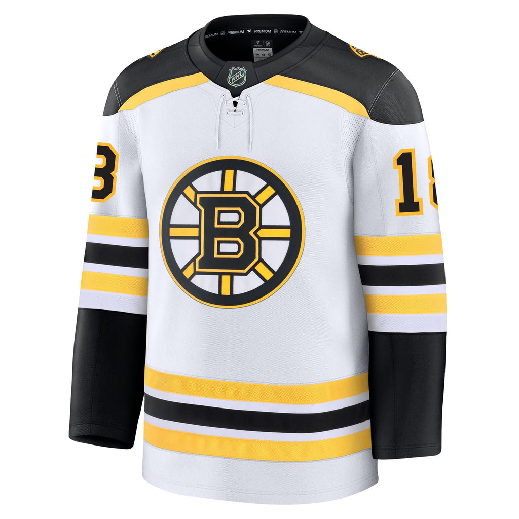 Pavel Zacha Boston Bruins Fanatics Premium Away Jersey