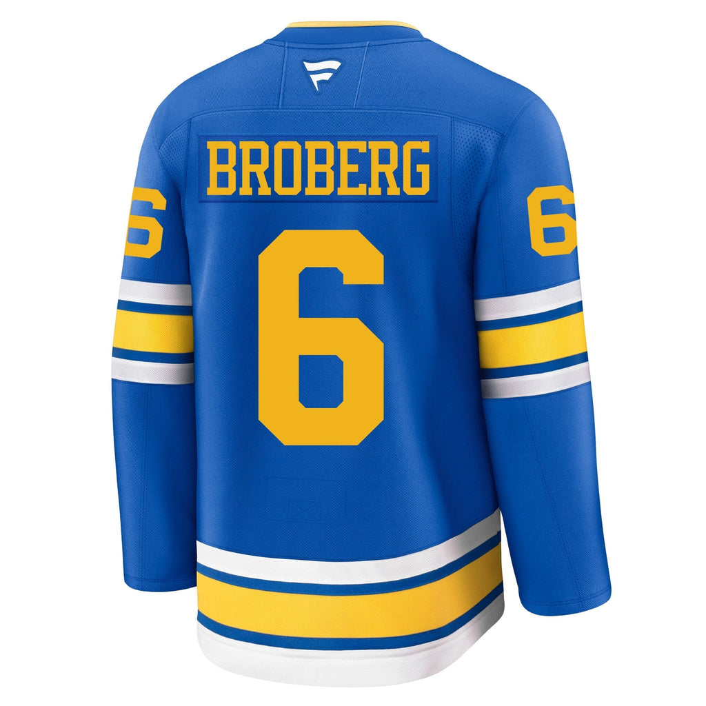 Philip Broberg St Louis Blues Fanatics Home Premium Jersey