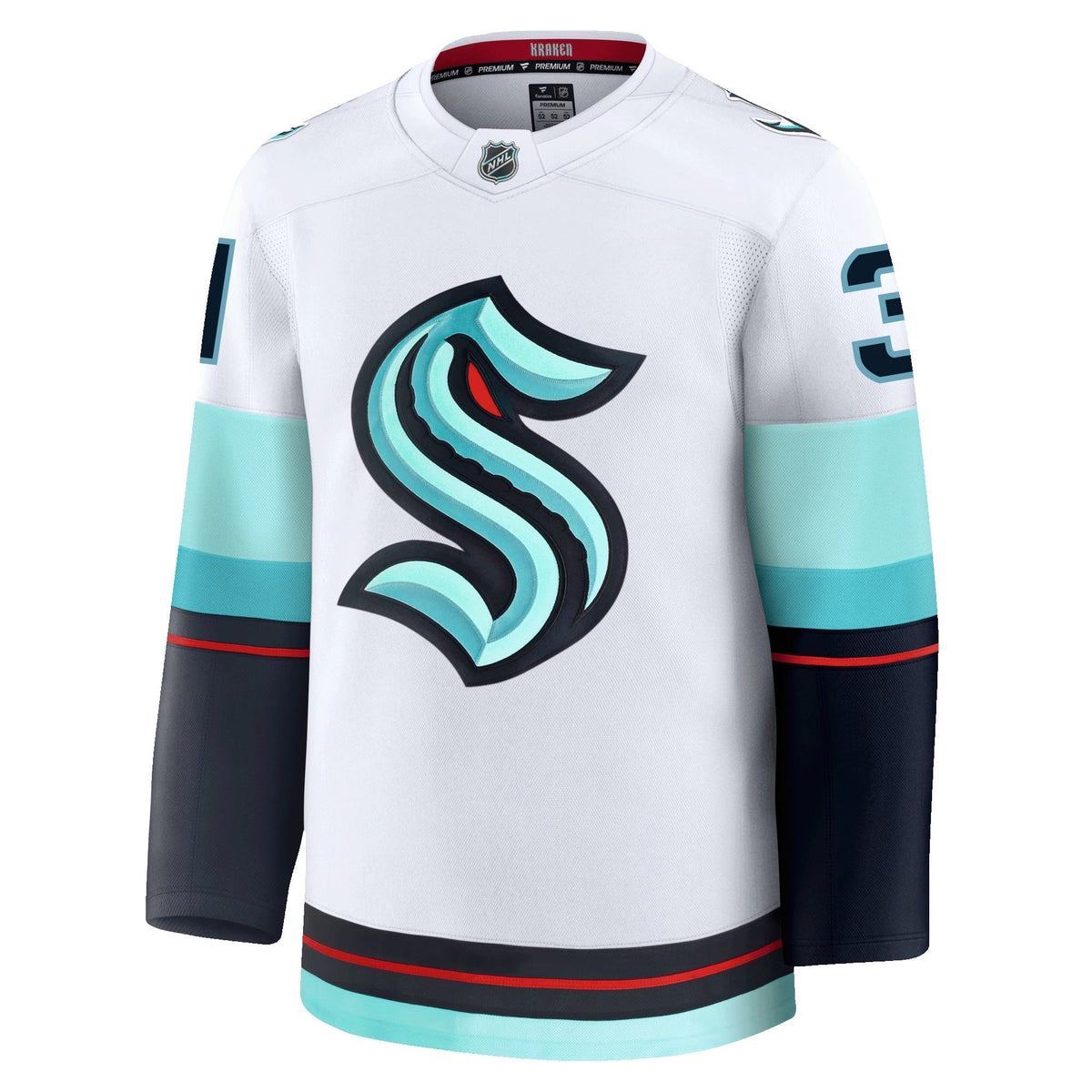 Philipp Grubauer Seattle Kraken Fanatics Premium Away Jersey