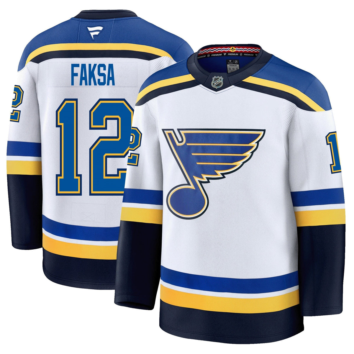Radek Faksa St. Louis Blues Fanatics Premium Away Jersey