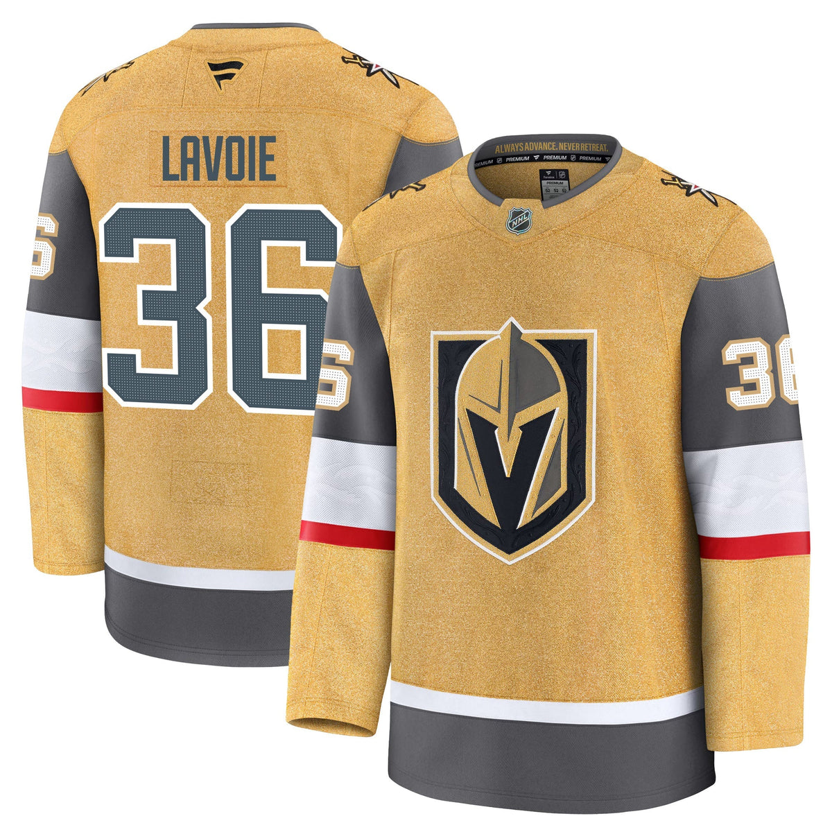 Raphael Lavoie Vegas Golden Knights Fanatics Premium Home Jersey